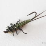 Upside Down Realistic Stonefly Nymph Green