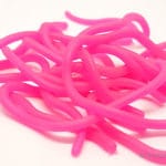 Frosty Fly Wiggly Worm Bodies - Hot Pink