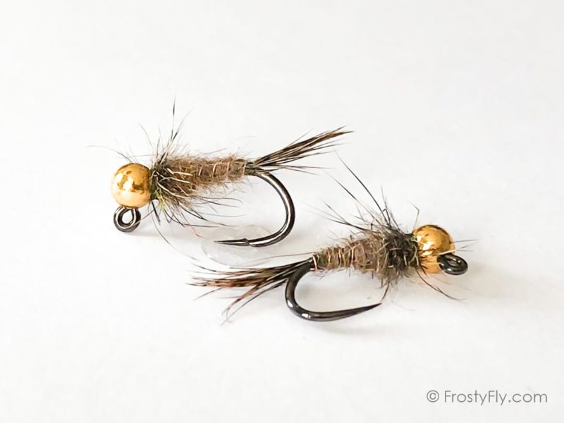 ZTX1 Gold Ribbed Hare's Ear Jig Nymphs