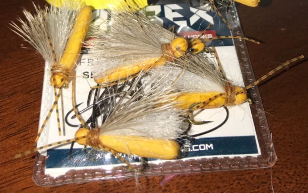 Golden Stone Dry Fly Pattern - Tied by Steven Craig