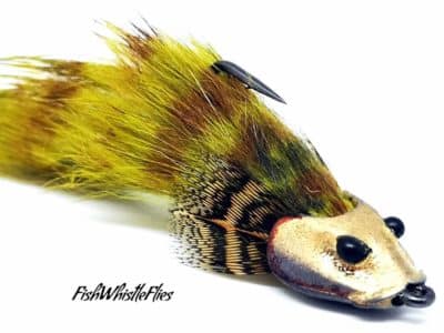 Micro Sculpin tied by FishWhistleFlies using Hemingway's Sculpin Heads