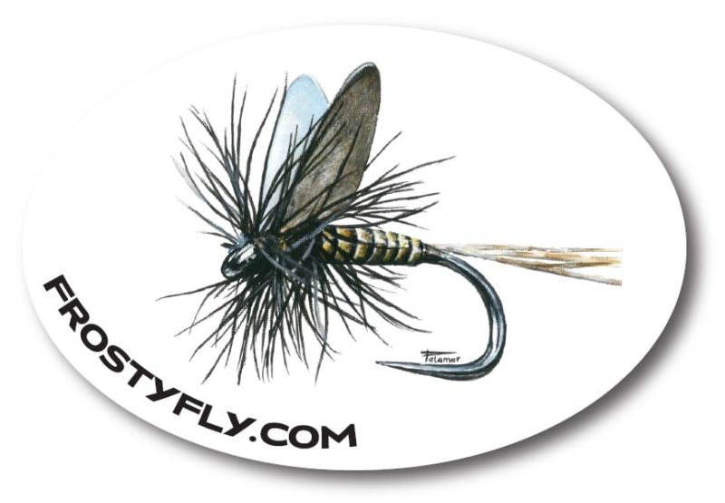 Palamar Art Mayfly Oval Sticker