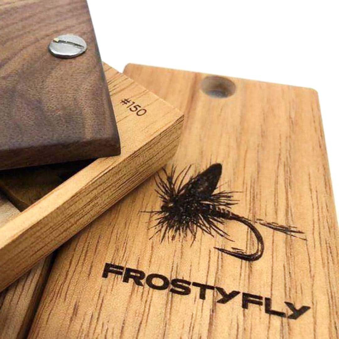 Clamshell Wooden Fly Box - Cedar Custom Fly Box Wood Fly Fishing