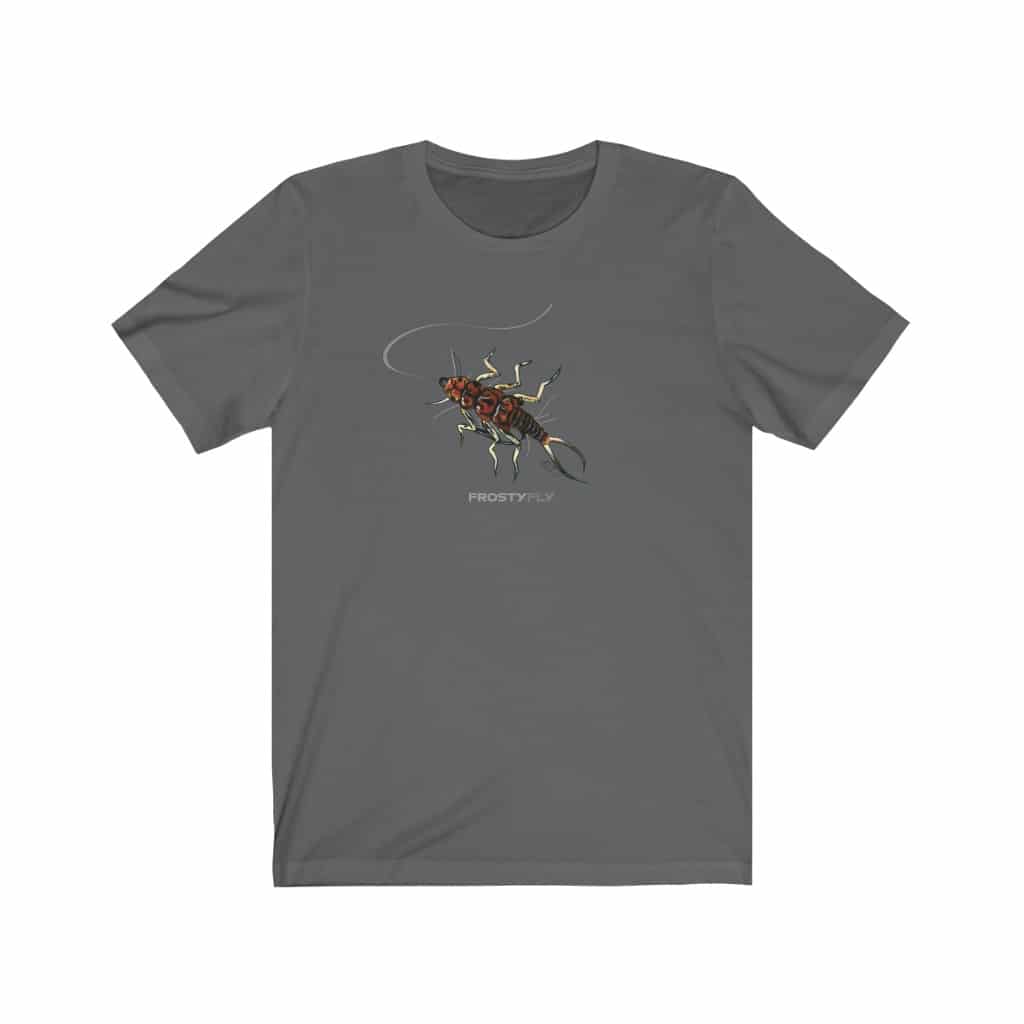 Frosty Fly Original Art Tee - - One of Best fly fishing gifts