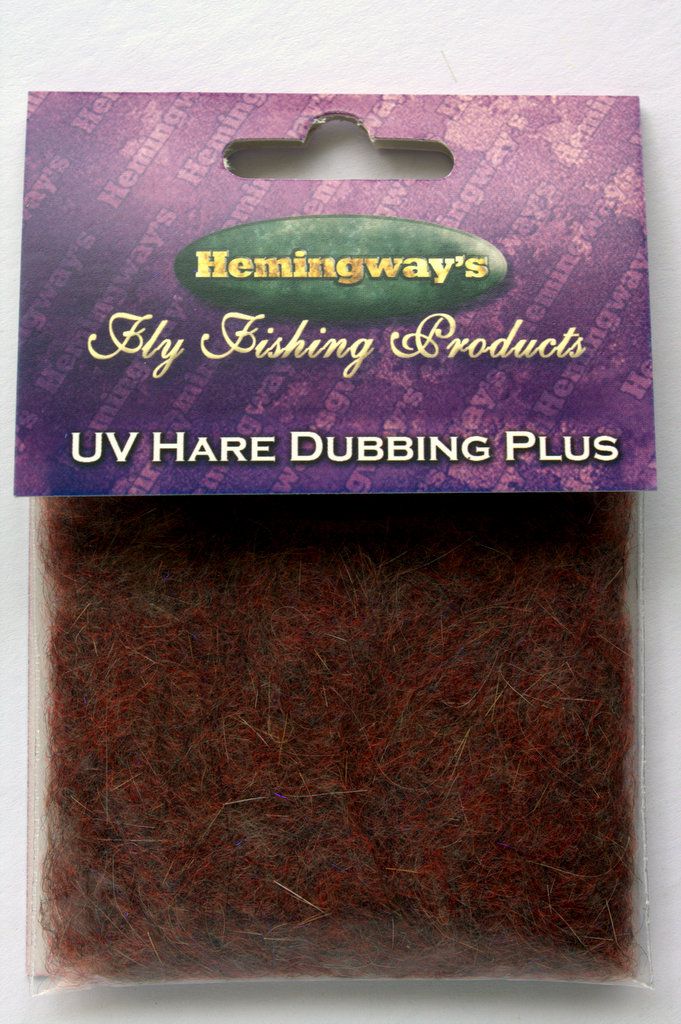 Hemingway's Hare Plus UV Dubbing - Rust