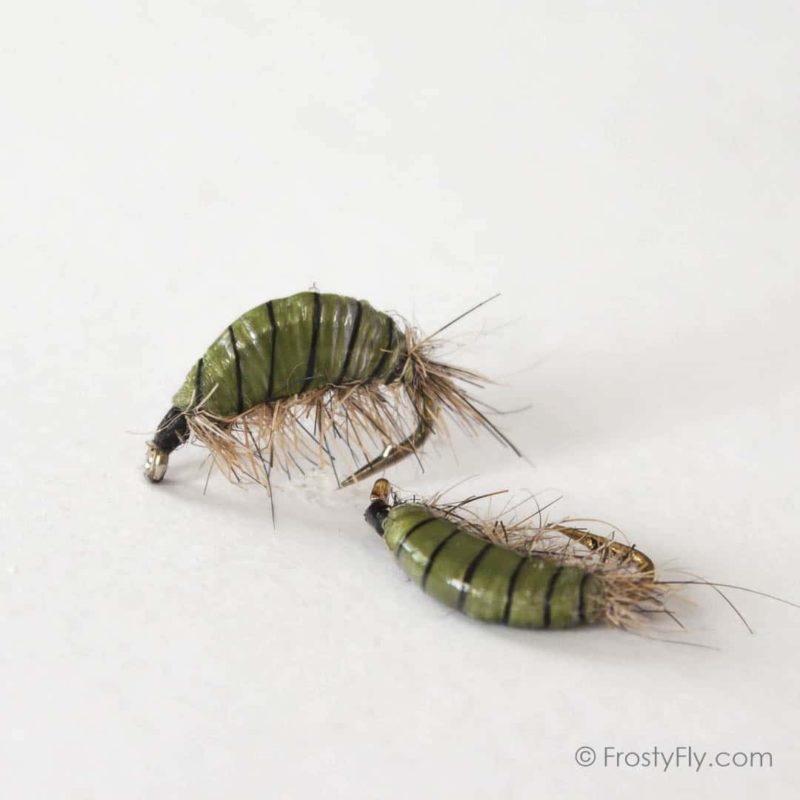 Realistic Scud Fly - Olive