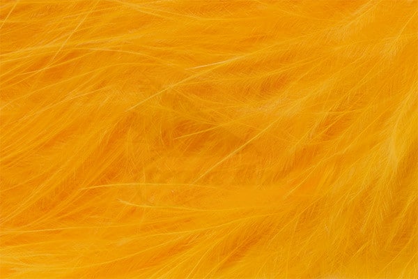 Marabou Feathers - Hand-Selected - Sunburst Yellow