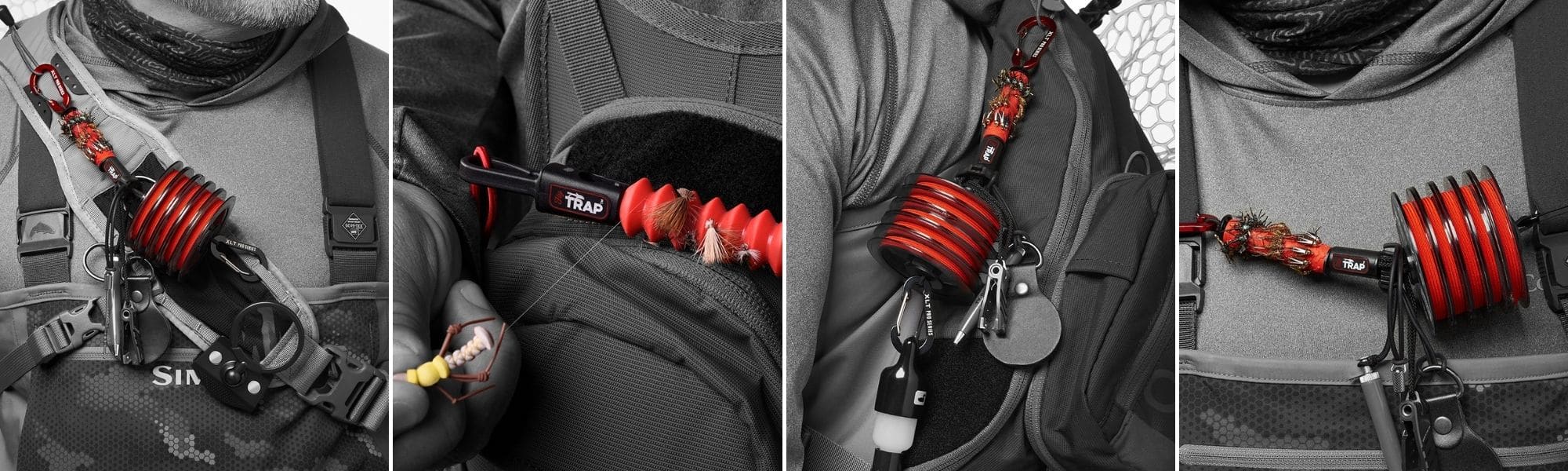 XLT Fly Trap Tippet Holder Pro Series - lifestyle photos