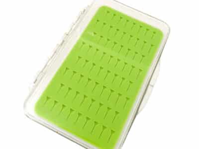 Clear-Lid Slim Fly Box with Silicone Insert