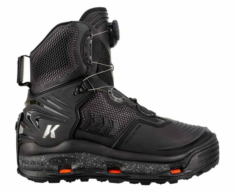 Korkers RIVER OPS BOA Wading Boots with Felt and Vibram Soles - lateral