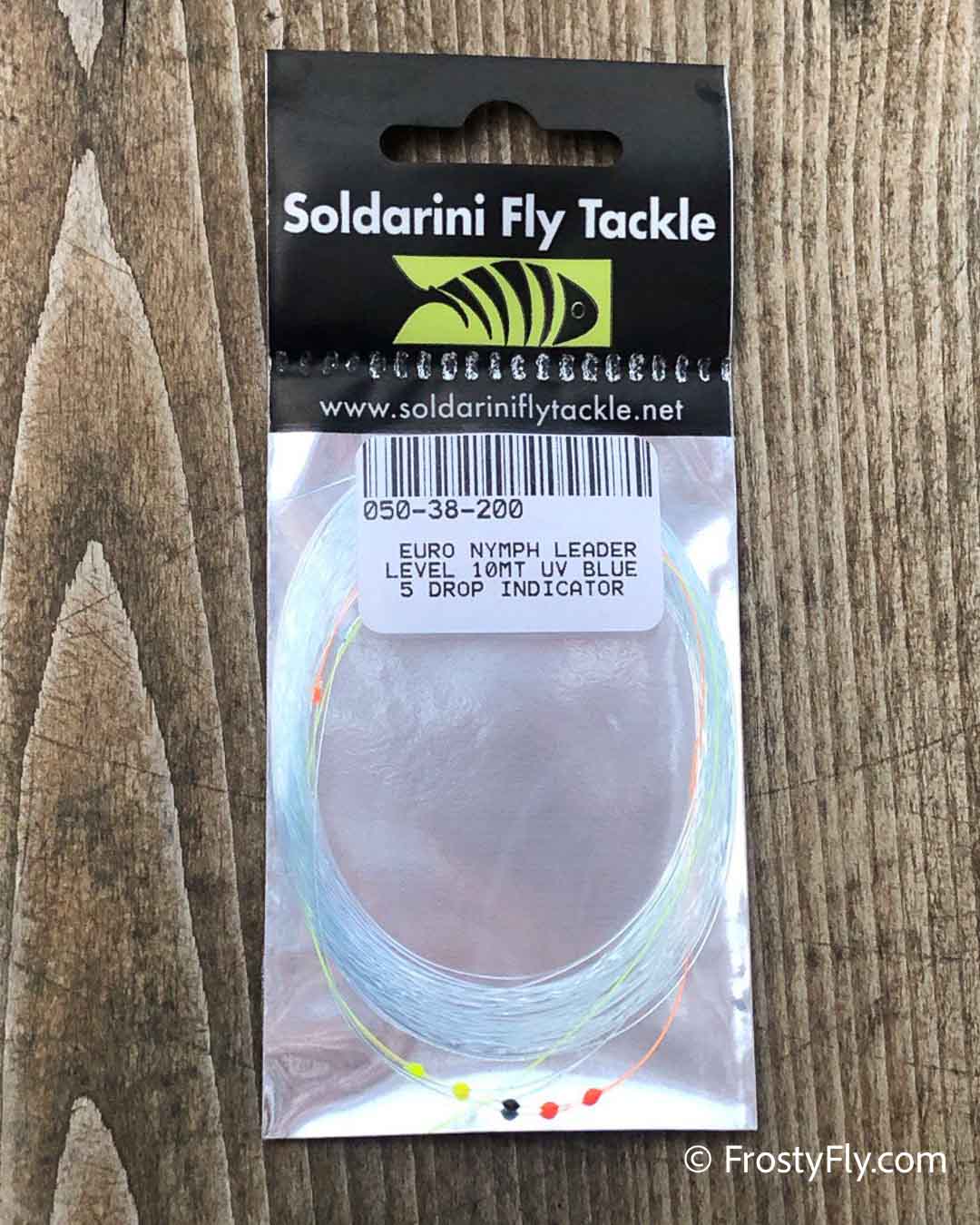 Soldarini Euro Nymphing LEVEL UV Leader with 5 Drop Indicator 30ft / 9m -  FrostyFly
