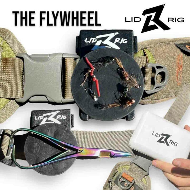 Lid Rig FlyWheel - Magnetic Holster for Flies and Tools