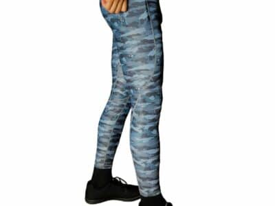 Camo Lightweight Compression Polyester UV Fishing Pants - Mens