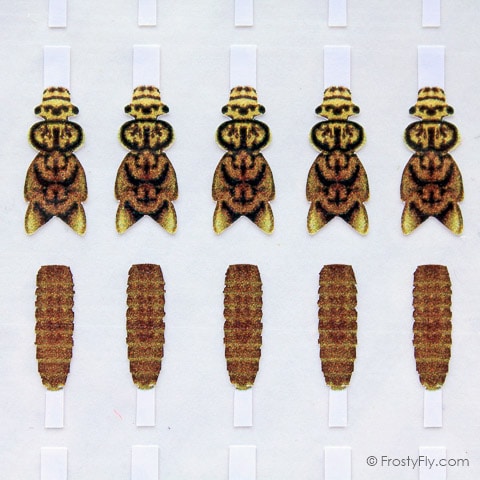 Realistic Stonefly Nymph Wing Buds & Back - Gold - Medium