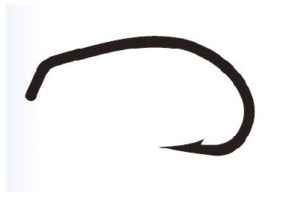 Maruto curved short shank fly hooks c46 a