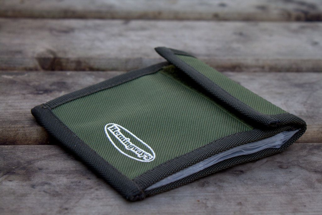 NEW  FOLDING FLY LEADER WALLET with 10 POUCHE   Fly Fishing Leader 